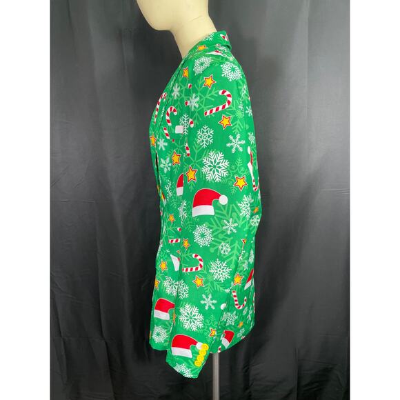 Offstream Men's Ugly Christmas Suit Jacket, Men's Sports Coat, Blazer - Picture 5 of 7